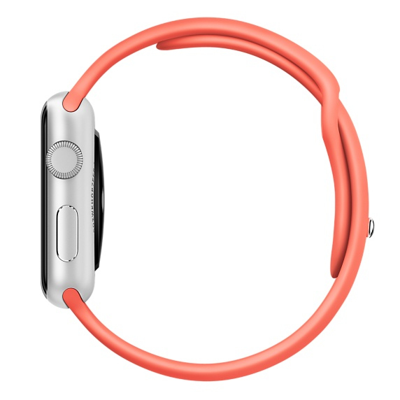 Apple Apricot Sport Band Apple Watch 42mm (Compatible with Apple Watch 42/44/45mm)