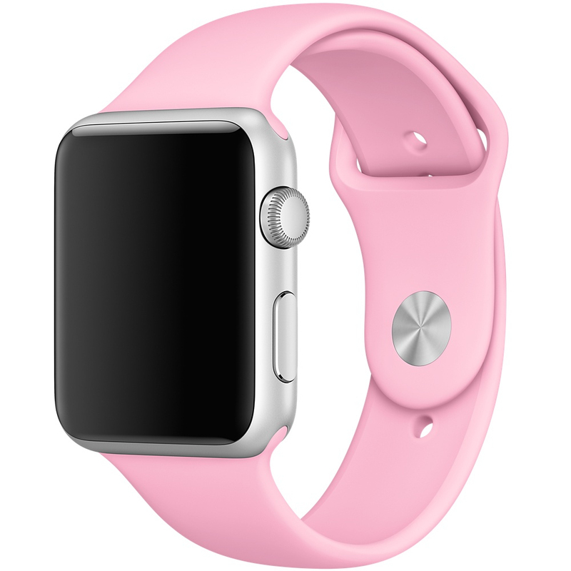 Apple Light Pink Sport Band Apple Watch 42mm (Compatible with Apple Watch 42/44/45mm)