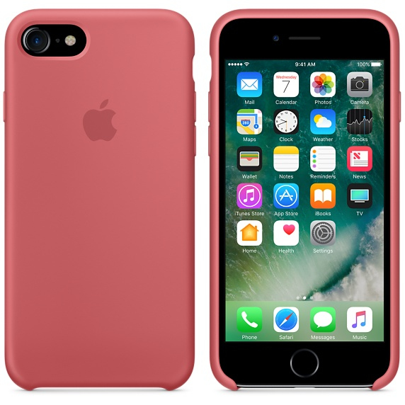 Apple Silicone Case Camellia For iPhone 8/7
