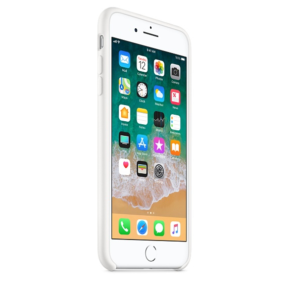 Apple Silicone Case White for iPhone 8 Plus/7 Plus
