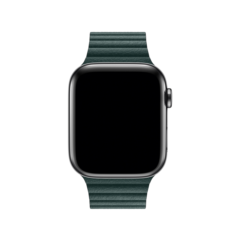 Apple 44mm Leather Loop Forest Green for Apple Watch Medium (Compatible with Apple Watch 42/44/45mm)