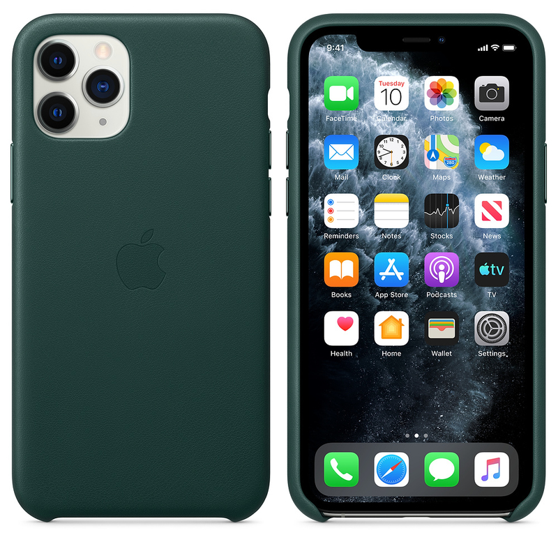 Apple Leather Case Forest Green for iPhone 11 Pro