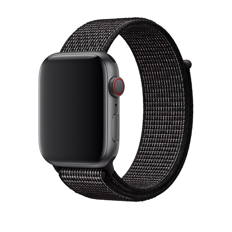 Apple 44mm Black Nike Sport Loop for Apple Watch (Compatible with Apple Watch 42/44/45mm)