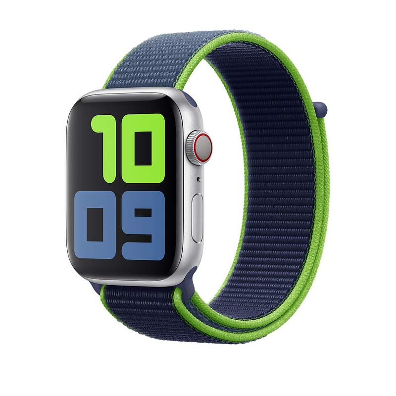 Apple 44mm Neon Lime Sport Loop (Compatible with Apple Watch 42/44/45mm)