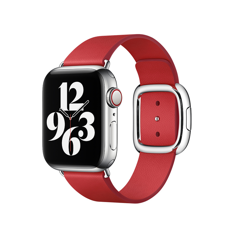 Apple 40mm Scarlet Modern Buckle Large (Compatible with Apple Watch 38/40/41mm)