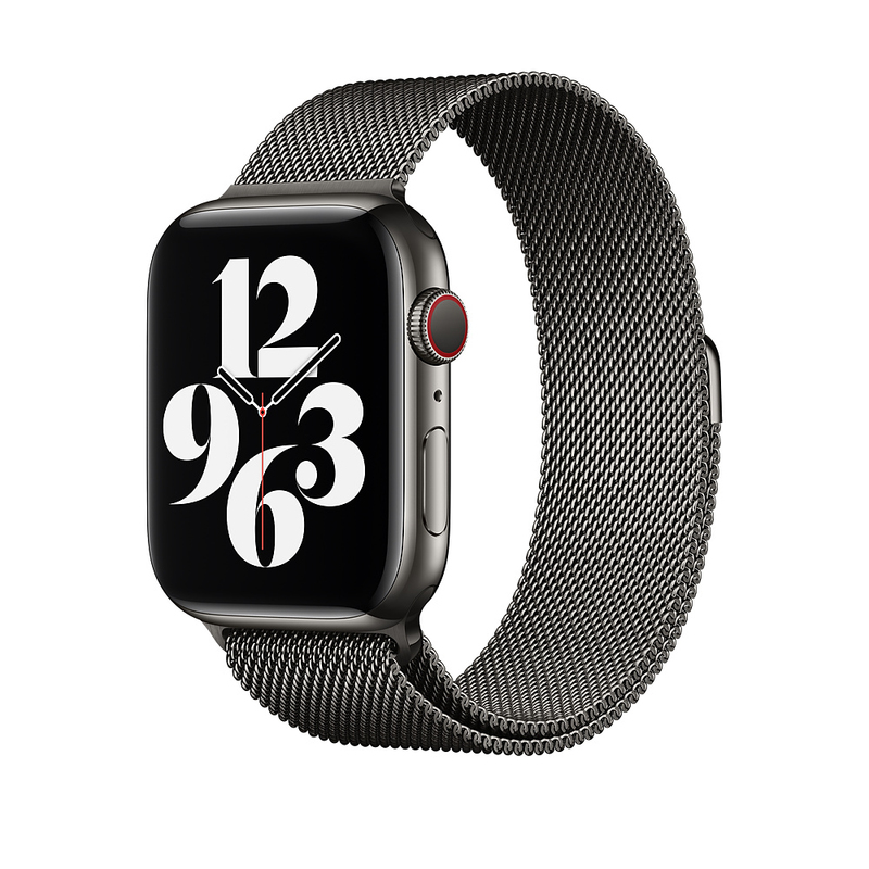 Apple 44mm Graphite Milanese Loop (Compatible with Apple Watch 42/44/45mm)