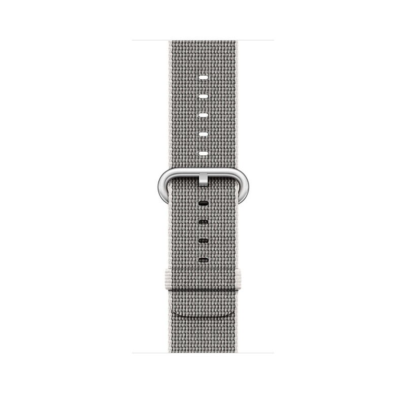 Apple Watch Series 2 42mm Silver Aluminium Case with Pearl Woven Nylon Band