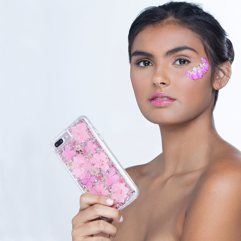 Case-Mate Karat Petals Case Pink for iPhone SE (2nd Gen)