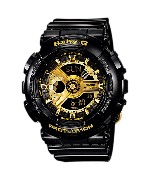 Casio Baby-G BA-110-1ADR Analog/Digital Watch - Black