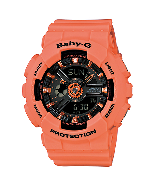 Casio Baby-G BA-111-4A2DR Analog/Digital Watch - Orange