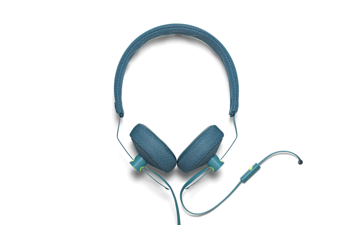 Coloud The No. 8 Blue/Yellow On-Ear Headphones