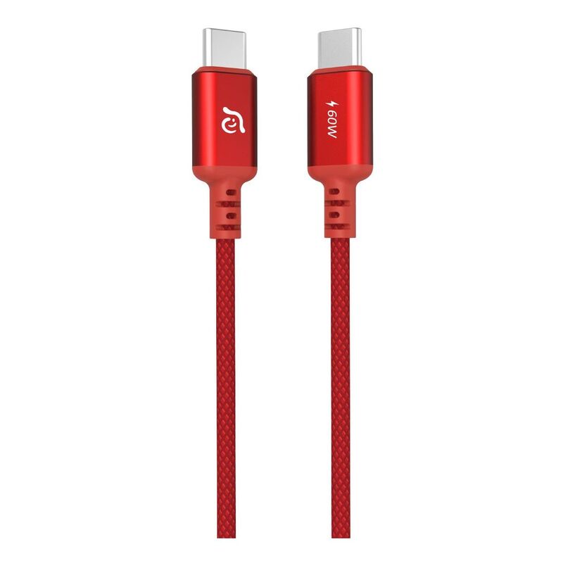 ADAM Elements CASA S200 - USB-C to USB-C 60W Charging Cable 200 cm - Red