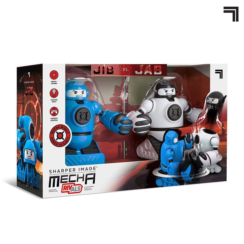 Sharper Image R/C Mecha Rivals Blue And White Set Sharper Image R/C Mecha Rivals Blue And White Set