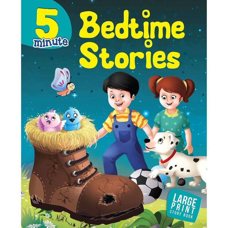 5 Minute Bedtime Stories Large Print | Om Books Internation