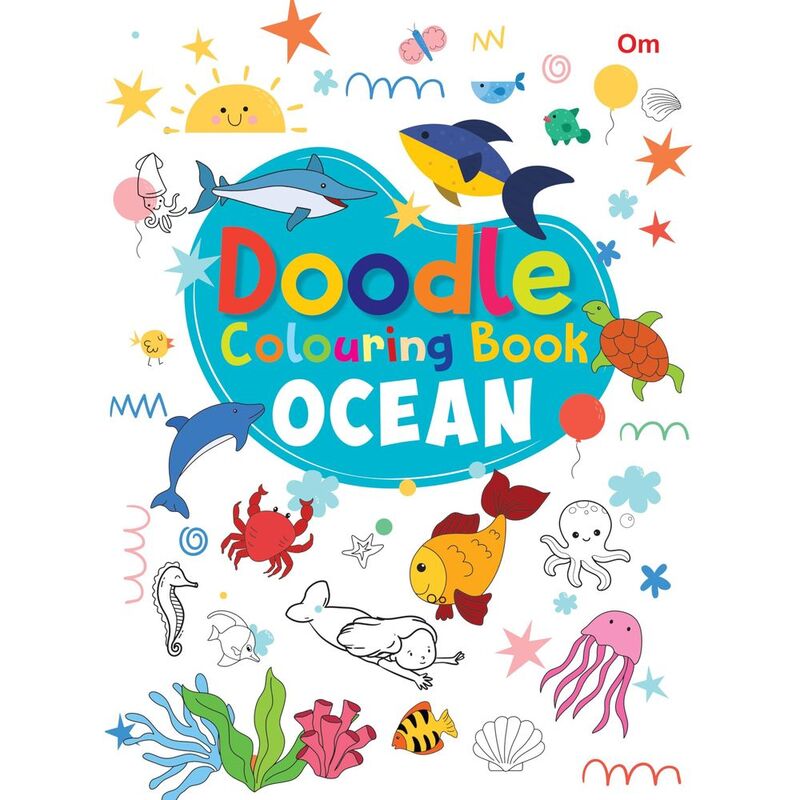 Doodle Colouring Book - Ocean | Om Books Internation