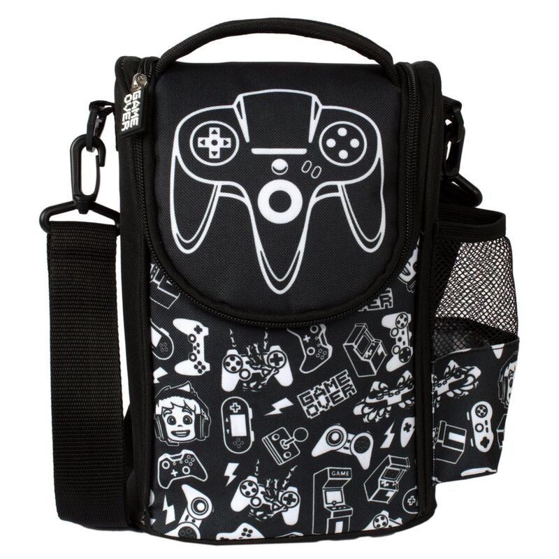 Fringoo Strap Fringoo Lunch Bags - Game On Black Fringoo Strap Fringoo Lunch Bags - Game On Black