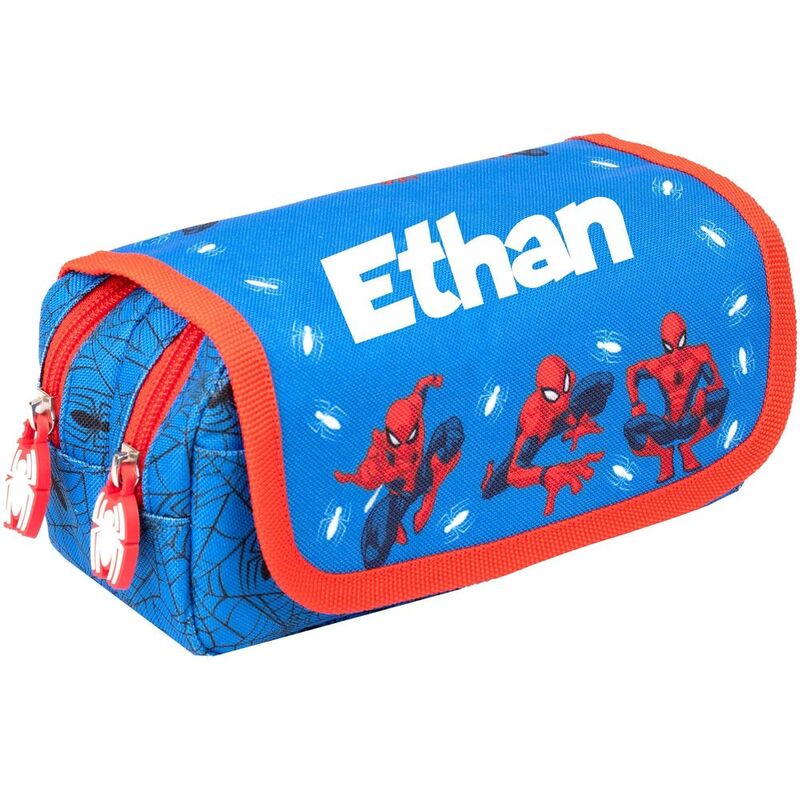 Fringoo Personalize Pencil Case - Spiderman Blue