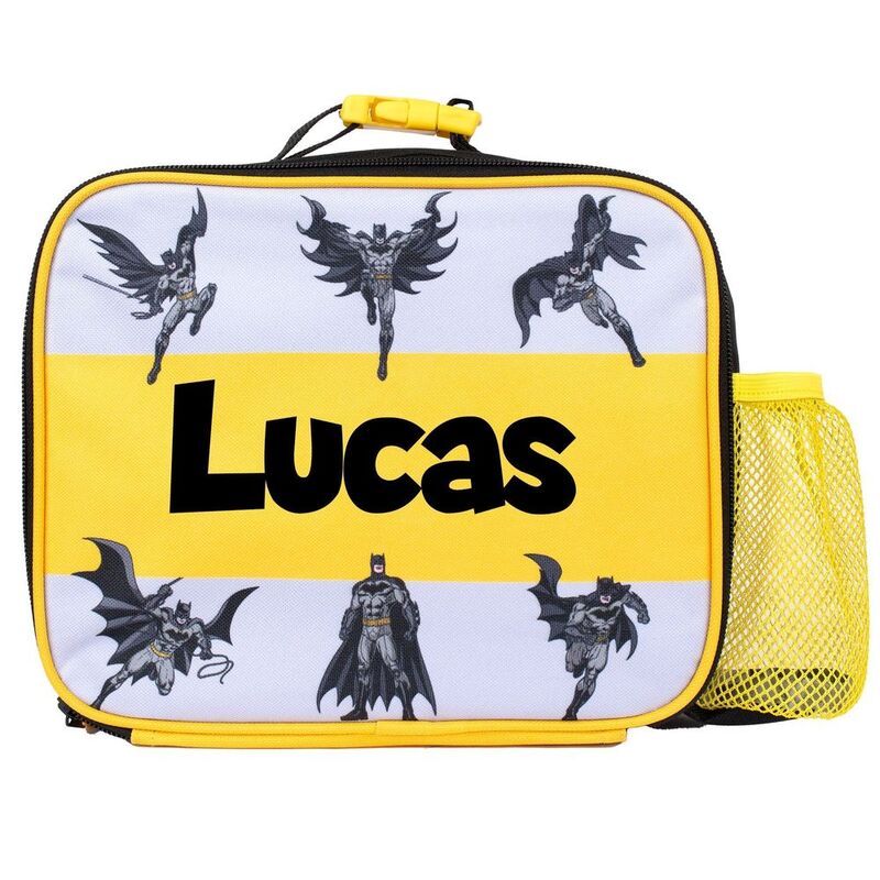 Fringoo Personalize Lunch Bag - Batman Yellow