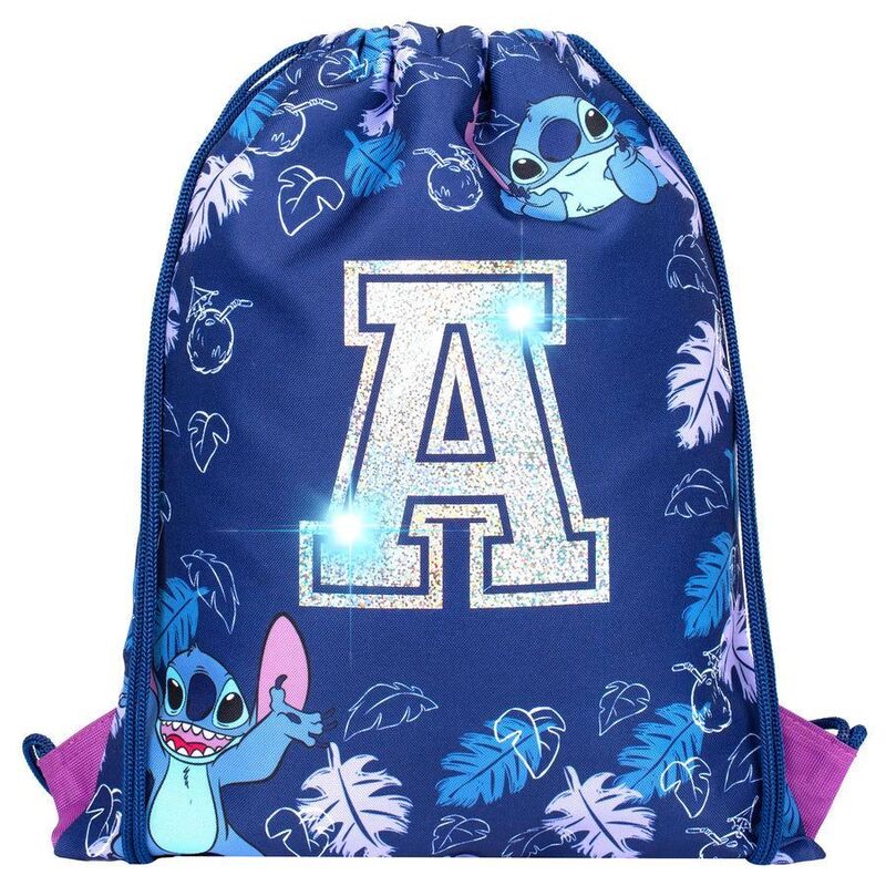 Fringoo Personalize Drawstring Bag - Stitch Blue Fringoo Personalize Drawstring Bag - Stitch Blue