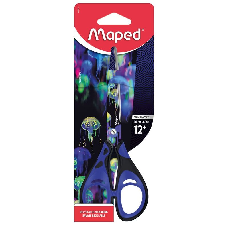 Maped Scissors Deepsea Paradise 16cm Cardboard Maped Scissors Deepsea Paradise 16cm Cardboard