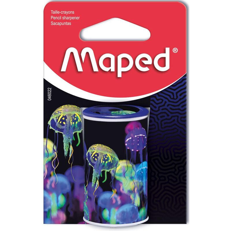 Maped Sharpener Deepsea Paradise Can 1H Blister Maped Sharpener Deepsea Paradise Can 1H Blister