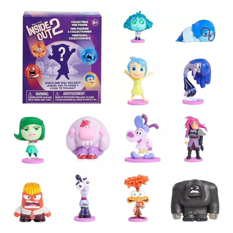 Disney Inside Out 2 3.2-Inch Collectible Figure (Mystery Pack - Includes 1) Disney Inside Out 2 3.2-Inch Collectible Figure (Mystery Pack - Includes 1)