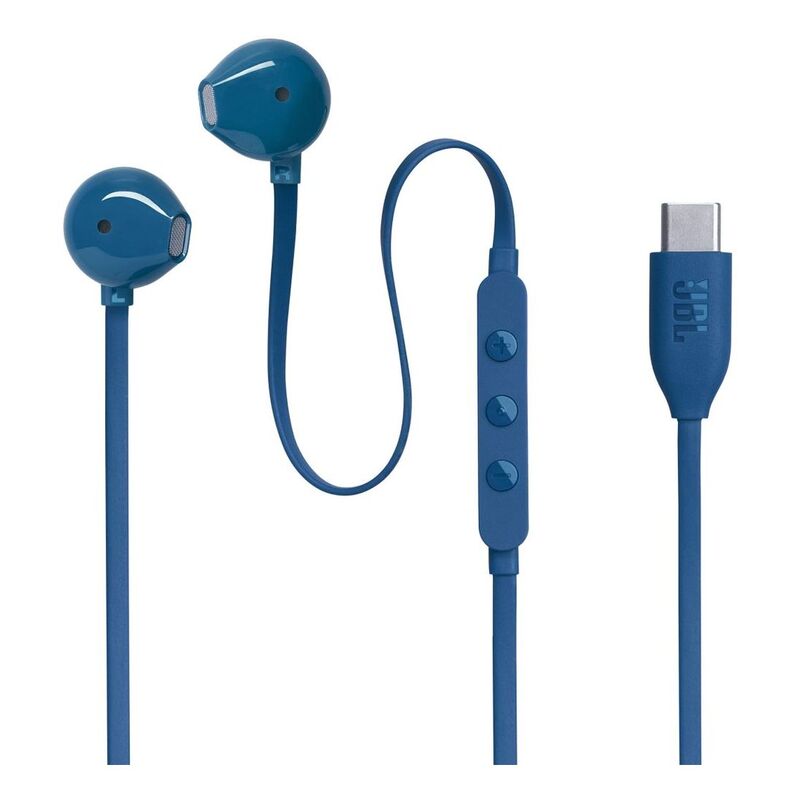 JBL Tune 305C Wired In-Ear Headphones - Blue JBL Tune 305C Wired In-Ear Headphones - Blue
