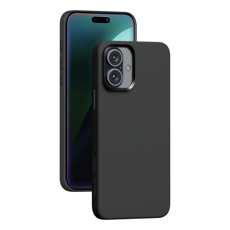 HYPHEN TINT Silicone MagSafe Case for iPhone 16 (6.1) - Black HYPHEN TINT Silicone MagSafe Case for iPhone 16 (6.1) - Black