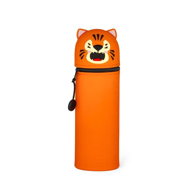 Legami 2-in-1 Silicone Pencil Case - Kawaii - Tiger