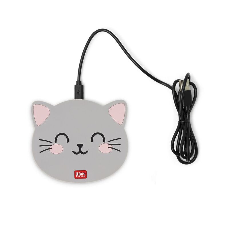 Legami Smartphone Wireless Charger - Super Fast - Kitty Legami Smartphone Wireless Charger - Super Fast - Kitty
