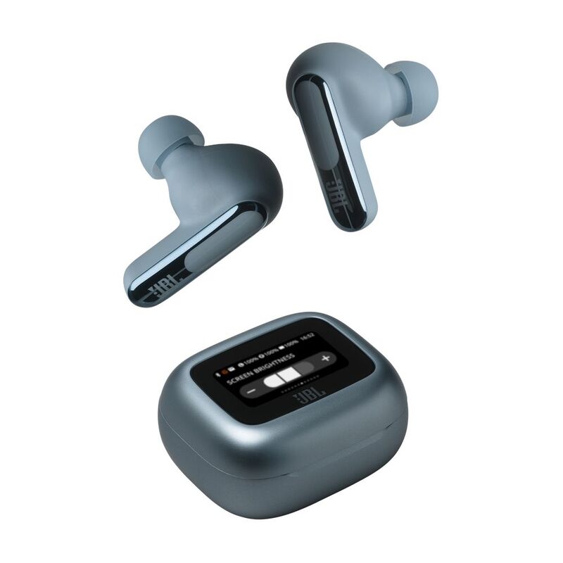 JBL Live Beam 3 True Wireless Noise Cancelling Earbuds - Blue JBL Live Beam 3 True Wireless Noise Cancelling Earbuds - Blue