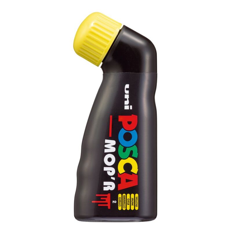 Uni Posca Mop'R Multi-Surface Permanent XXL Round Tip Paint Marker (3-19mm) - Yellow Uni Posca Mop'R Multi-Surface Permanent XXL Round Tip Paint Marker (3-19mm) - Yellow