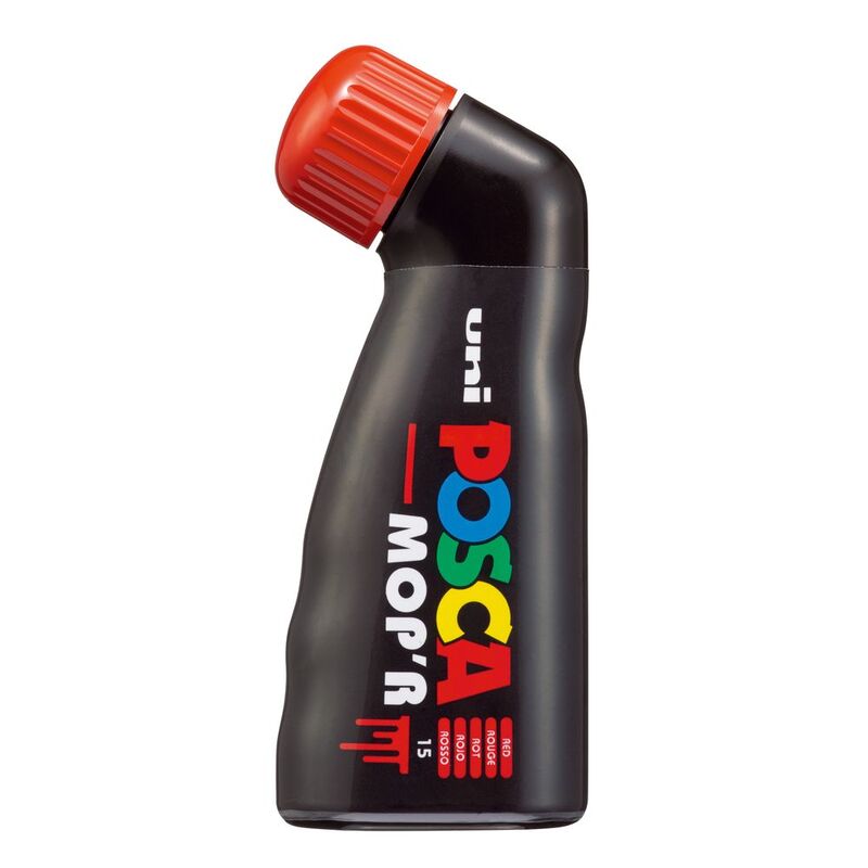 Uni Posca Mop'R Multi-Surface Permanent XXL Round Tip Paint Marker (3-19mm) - Red Uni Posca Mop'R Multi-Surface Permanent XXL Round Tip Paint Marker (3-19mm) - Red