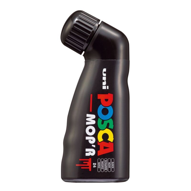 Uni Posca Mop'R Multi-Surface Permanent XXL Round Tip Paint Marker (3-19mm) - Black Uni Posca Mop'R Multi-Surface Permanent XXL Round Tip Paint Marker (3-19mm) - Black