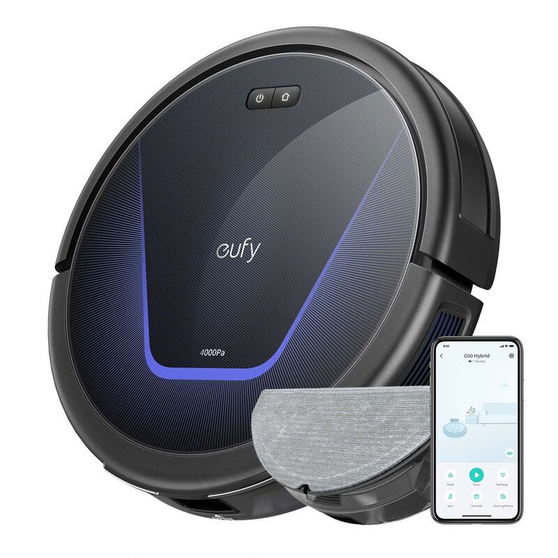 Eufy G50 Hybrid Smart Robot Vacuum - Black-T2212V11 Eufy G50 Hybrid Smart Robot Vacuum - Black-T2212V11