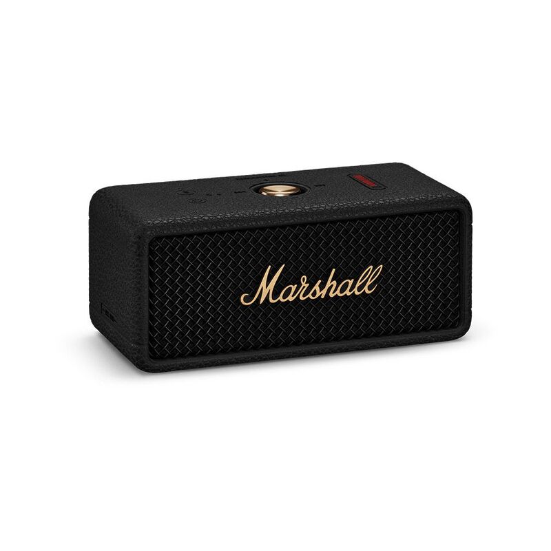 Marshall Emberton III Bluetooth 5.3 Built-In Mic IP67 Portable Speaker - Black & Brass Marshall Emberton III Bluetooth 5.3 Built-In Mic IP67 Portable Speaker - Black & Brass