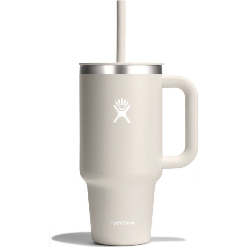 Hydroflask Travel Tumbler 950ml Oat W/Straw