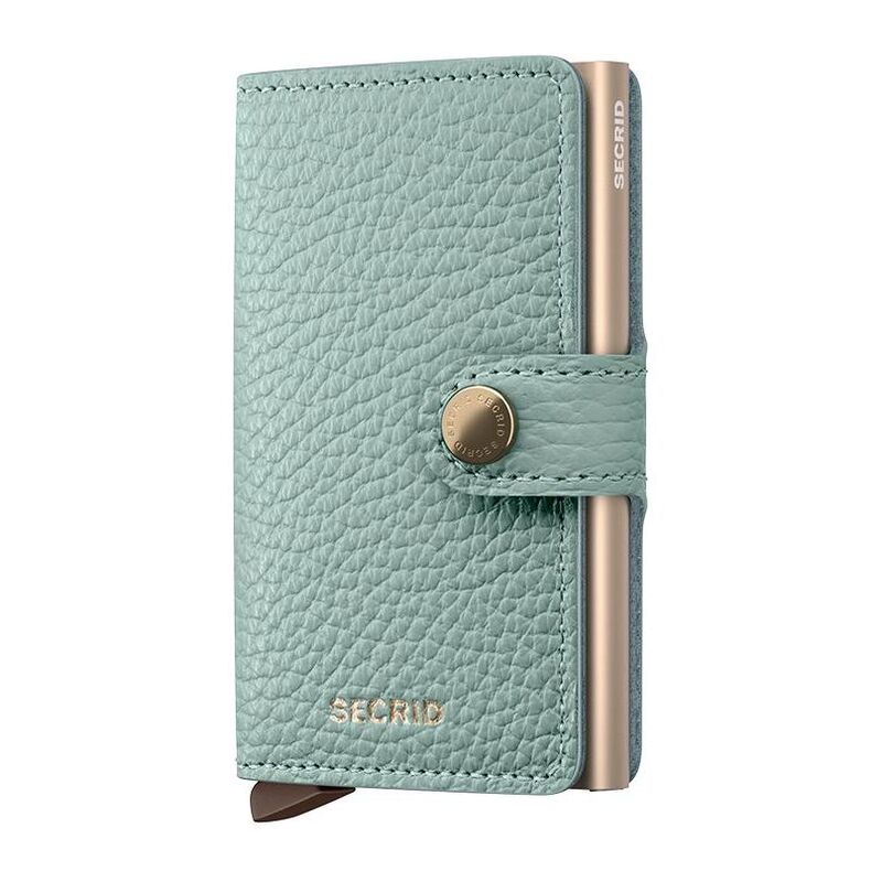 Secrid Miniwallet - Pebble Leather - Sea Green Secrid Miniwallet - Pebble Leather - Sea Green