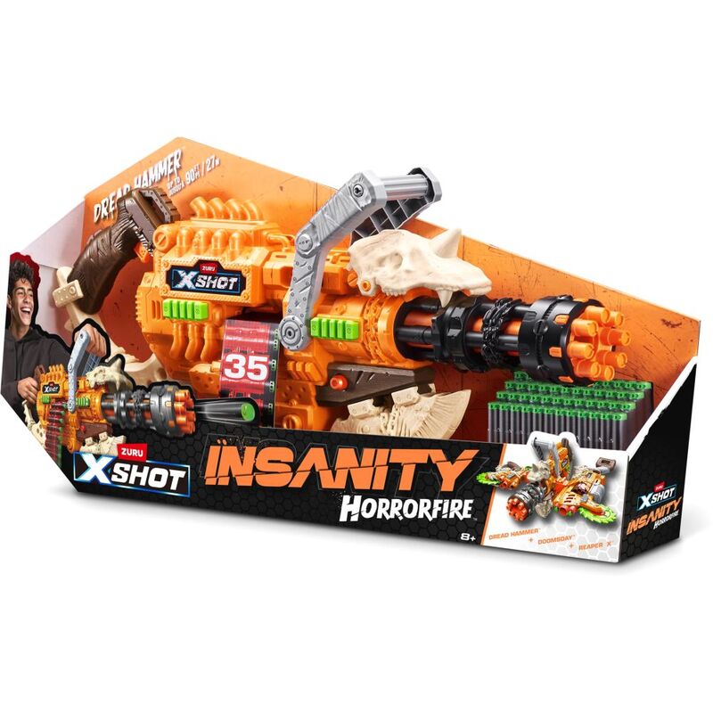 X-Shot Insanity Horrorfire Dread Hammer X-Shot Insanity Horrorfire Dread Hammer