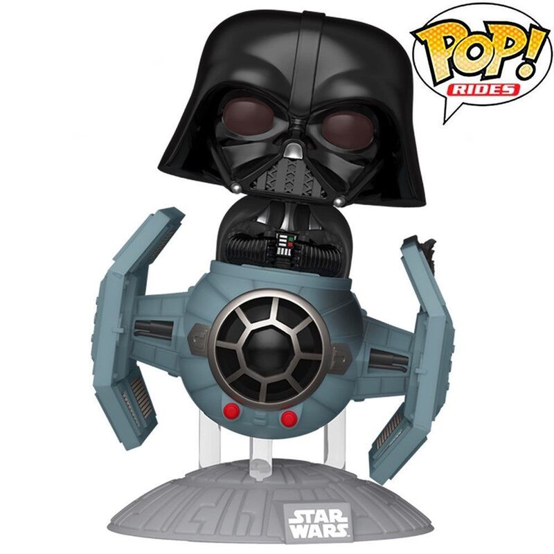 Funko Pop! Rides Deluxe Star Wars Darth Vader with Tie Advanced X1 Starfighter Vinyl Figure Funko Pop! Rides Deluxe Star Wars Darth Vader with Tie Advanced X1 Starfighter Vinyl Figure
