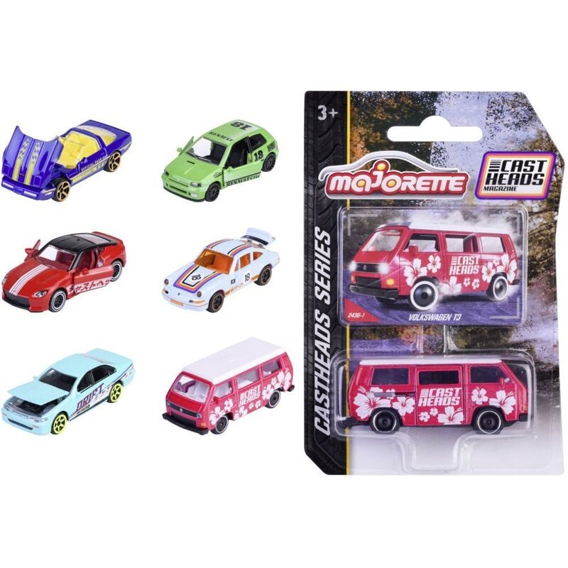 Majorette Castheads Road Racer Series (Assorted - Includes 1)
