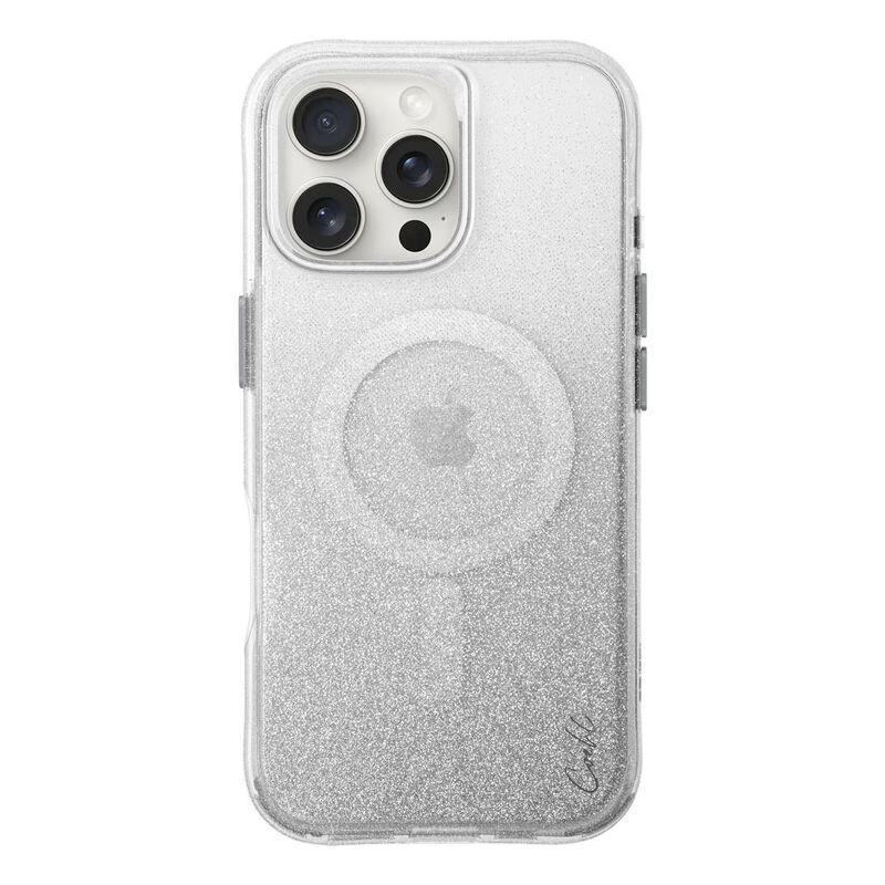 UNIQ Coehl iPhone 16 Pro Max (2024) Case 6.9 Magnetic Charging Lumino - Sparkling Silver (Sparkling Silver)