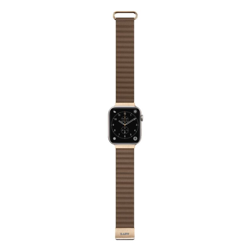 LAUT Novi Luxe Band For Apple Watch 42/44/45/49Mm - Sepia Brown