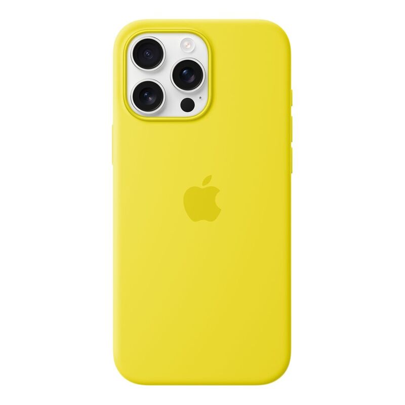 Apple iPhone 16 Pro Max Silicone Case with MagSafe - Star Fruit Apple iPhone 16 Pro Max Silicone Case with MagSafe - Star Fruit