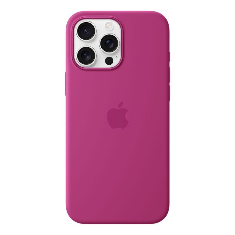 Apple iPhone 16 Pro Max Silicone Case with MagSafe - Fuchsia Apple iPhone 16 Pro Max Silicone Case with MagSafe - Fuchsia
