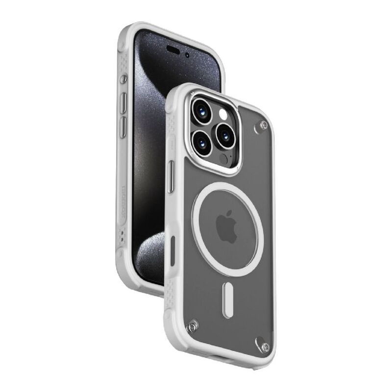 Momax Air Protection Magnetic Case For iPhone 16 Pro - Grey