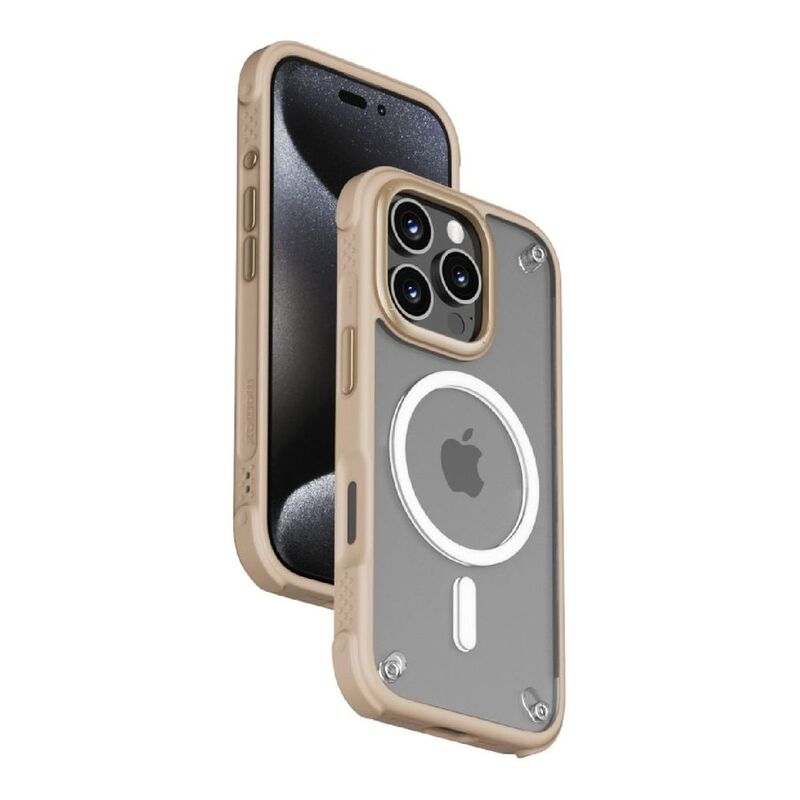 Momax Air Protection Magnetic Case For iPhone 16 Pro Max - Rose Gold