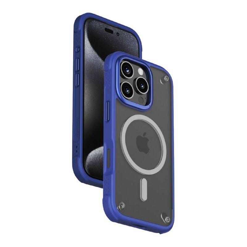 Momax Air Protection Magnetic Case For iPhone 16 Pro Max - Blue