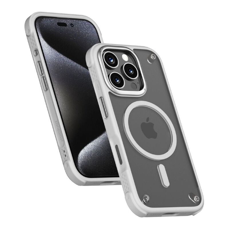 Momax Air Protection Magnetic Case For iPhone 16 Pro Max - Grey Momax Air Protection Magnetic Case For iPhone 16 Pro Max - Grey