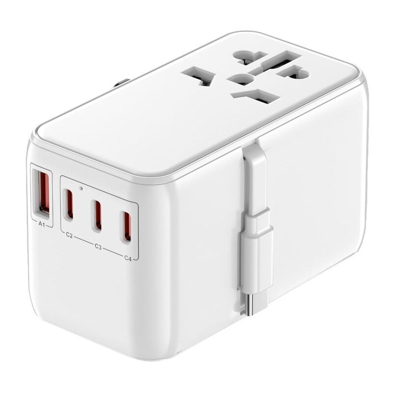 Adonit Universal Adapter Pd 85W Type-C Cable - White Adonit Universal Adapter Pd 85W Type-C Cable - White
